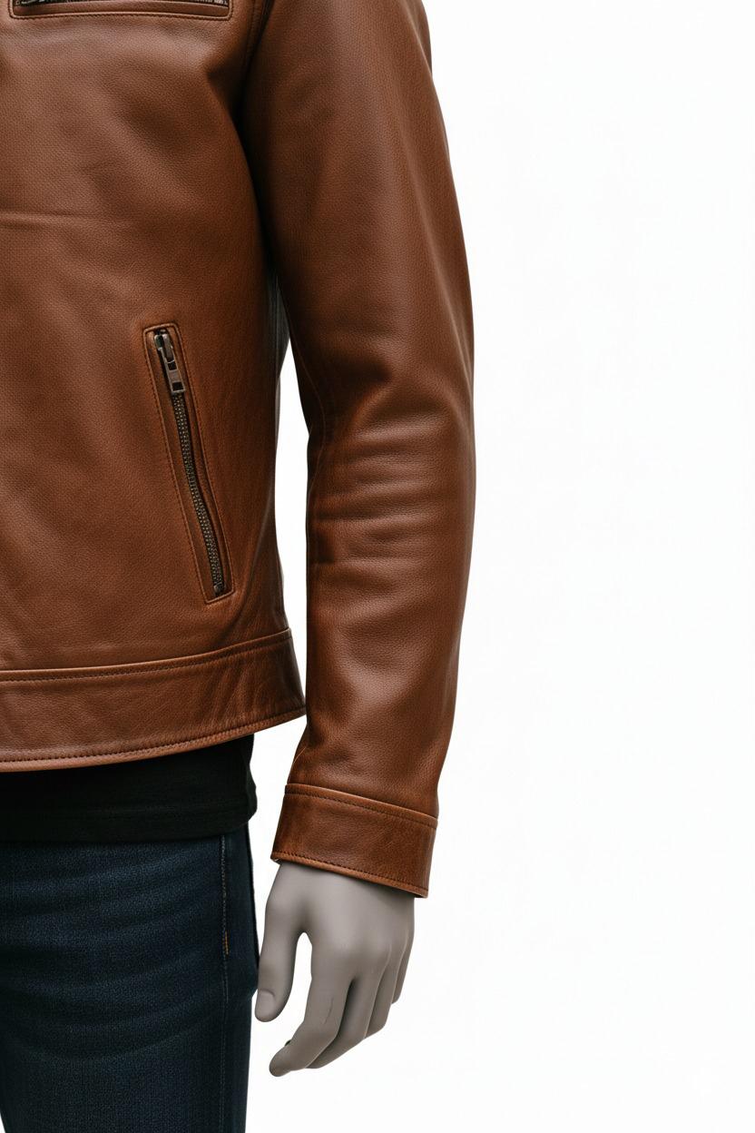 The Urban Classic Leather Jacket - Image 3