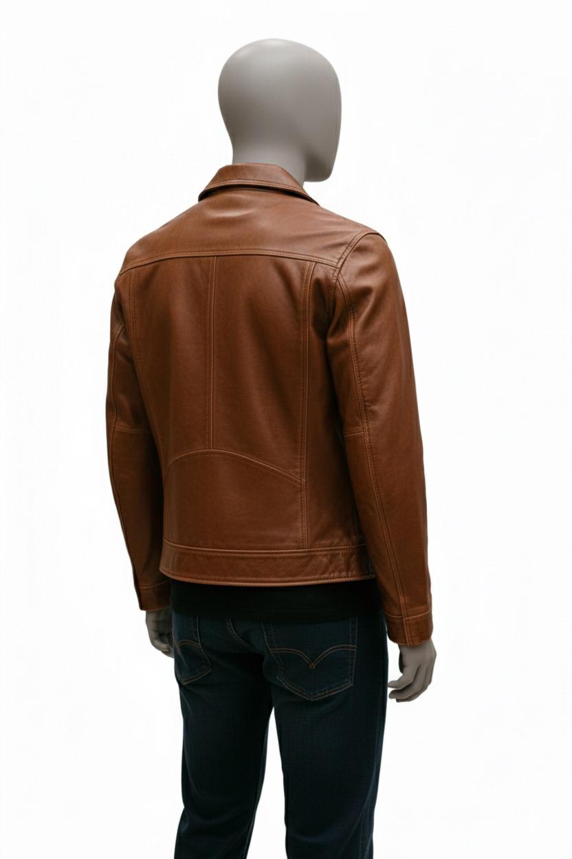 The Urban Classic Leather Jacket - Image 6