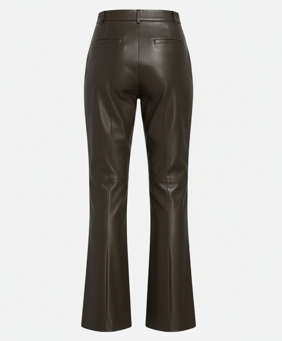 Army Green Sepia Stride Trousers-For Women - Image 4